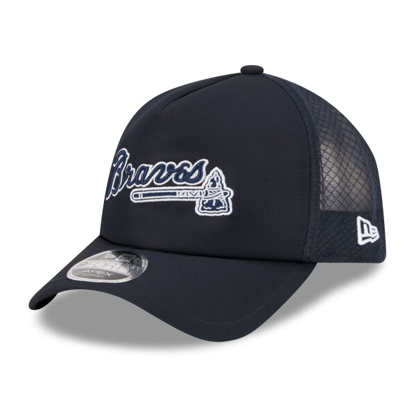 New Era Pánská kšiltovka Atlanta Braves MLB 2026 Batting Practice 9FORTY APEX Trucker