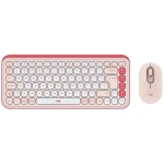 Logitech POP ICON US růžová / Bezdrátová sada klávesnice a myši / US verze (920-013142)