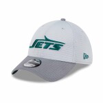 New Era Pánská kšiltovka New York Jets NFL 2024 Training Camp 39THIRTY Flex - Šedá Velikost: L/XL