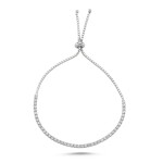 LUNICA Stříbrný náramek srdíčka 0058 0461