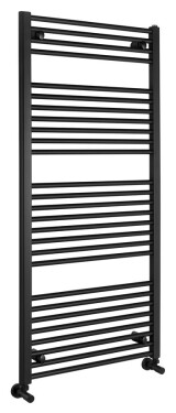 AQUALINE - DIRECT otopné těleso s bočním připojením 600x1320, černá mat ILR36B