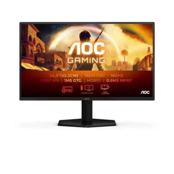 24.5" AOC Gaming 25G42E černá / IPS / 1920x1080 / 16:9 / 1ms / 1000:1 / 300cd-m2 / HDMI + DP / VESA (25G42E)
