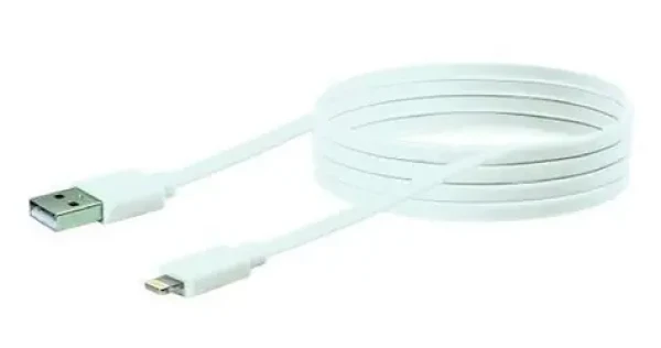 Schwaiger LKF200L532 bílá / Datový kabel / USB-A - Lightning / 2 m / USB 2.0 (LKF200L532)
