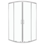 KERRA - Sprchový kout bez vaničky Aruba GL 90, chrom 5907548124753