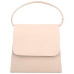 Elegantní dámské psaníčko kufříkového střihu Esmeralda, béžové