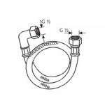 KLUDI - Rotexa Připojovací souprava 600 mm 6115000-00