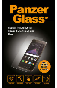 PanzerGlass Tvrzené sklo pro Huawei P8 P9 Lite 2017 Honor 8 Lite Nova Lite čirá (5711724052743)