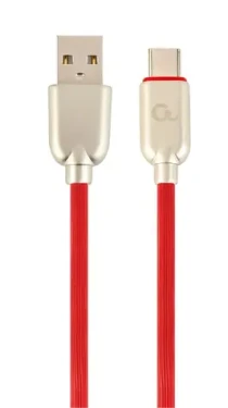 Gembird CC-USB2R-AMCM-1M-W USB-C kabel 1 m červená / USB 2.0 A (M) - USB-C (M) (CC-USB2R-AMCM-1M-R)