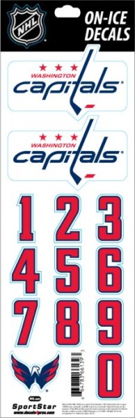 Sport Star Samolepky na helmu Washington Capitals NHL Decals