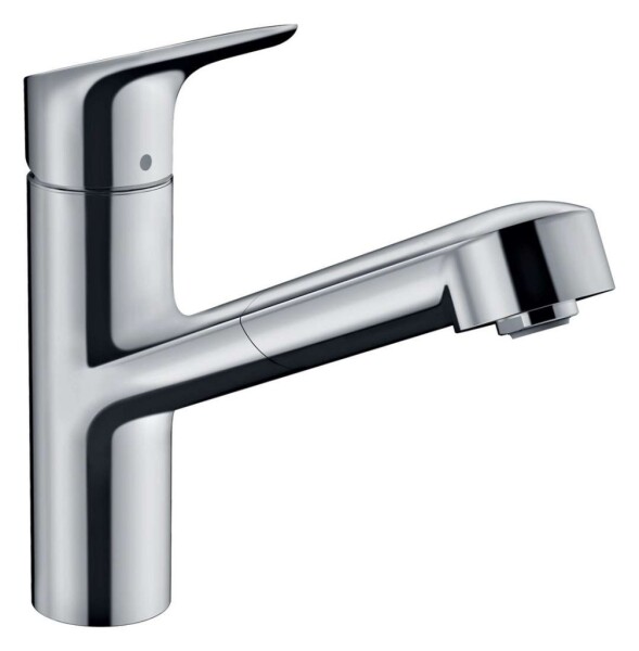 HANSGROHE - Focus M43 Dřezová baterie s výsuvnou koncovkou, chrom 71842000