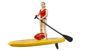 BRUDER 62785 Bworld Záchranářka s paddleboardem