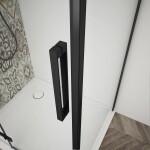 GELCO - TRINITY BLACK obdélníkový kout 800x1000 pravý, matné sklo, GT5610-80MR-B GT5610-80MR-B