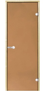 Dveře do sauny HARVIA 9x21, bronzové, 890x2090 mm, borovice CD92101ML