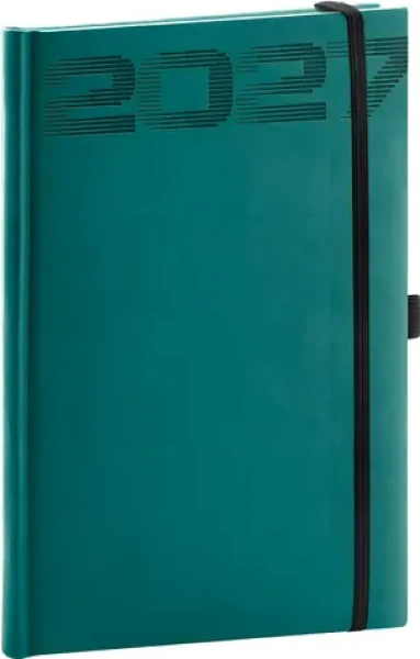 Notique Aprint Top 2027 petrolejový / Týdenní diář / 15 × 21 cm