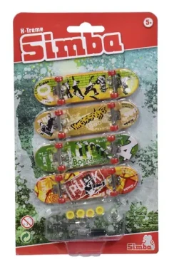 SIMBA Prstový skateboard set 4 ks