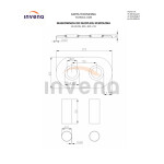 INVENA - Krycí rozeta pro připojení radiátoru, chrom UA-12-015-A