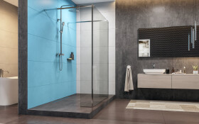 Aquatek OASIS F2 25x200cm - Sprchová zástěna pro modely F1 a F3 A1512742