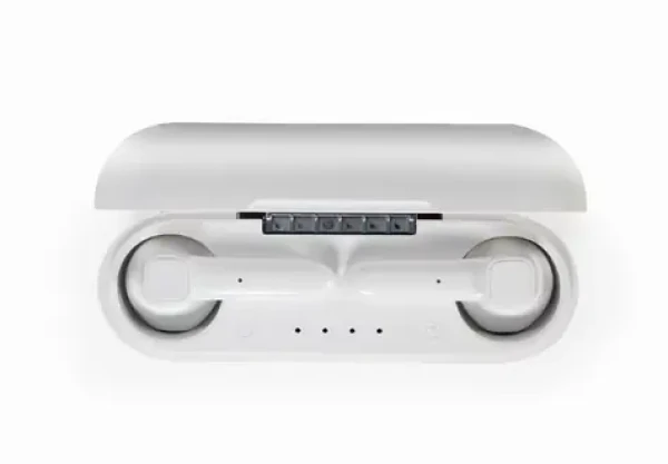 Gembird TWS-VIE-GW Vienna bílá / bezdrátová sluchátka / Bluetooth 5.0 (TWS-VIE-GW)