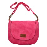 Stylová koženková crossbody Bernee, fushia