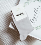 Dámské ponožky Steven art.059 Bamboo světle šedá 38-40