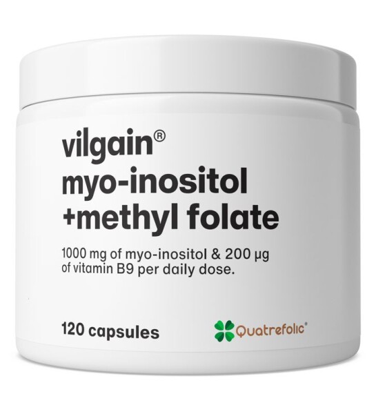 Vilgain Myo-inositol + metyl folát – 120 kapslí