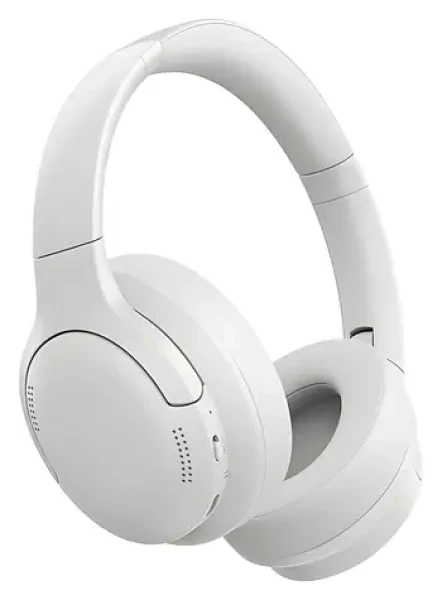 Baseus Bass BH1 Lite Starlight Off-White / Bezdrátová sluchátka / Bluetooth 6.0 / AI ENC / 80 h výdrže (6953156299290)