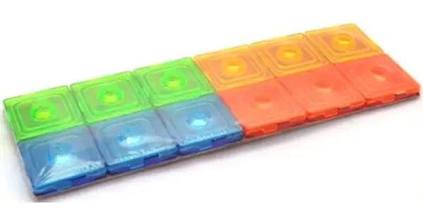 MAGFORMERS Otočný panel 12 kusů ve fólii