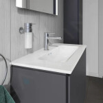 DURAVIT - ME by Starck Umyvadlo nábytkové Compact, 830x400 mm, s 1 otvorem pro baterii, alpská bílá 2342830000