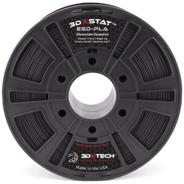 3DXSTAT ESD PLA filament antistatický černý 1,75 mm 3DXTECH 750 g