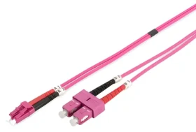 Digitus LC-SC / Optický patch kabel / Multimode OM4 / 50/125 µm / Duplex / 5 m (DK-2532-05-4)