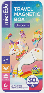 MierEdu Puzzle cestovní magnetické / jednorožec
