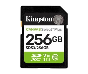 Kingston SDXC karta 256GB Canvas Select Plus, U1, V10, A1 EDF_443775