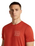 ICEBREAKER Mens Merino 150 Tech Lite SS Tee Forest Footsc, Agate velikost: L