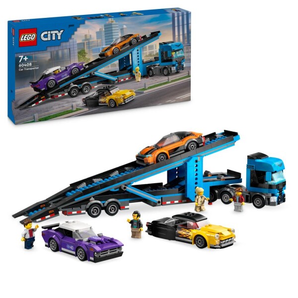 LEGO LEGO® City 60408 Kamion pro přepravu aut se sporťáky