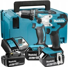 Makita DLX2339JX1 / Sada Aku nářadí Makita / 2x 18V | 5.0AH / Nabíječka / kufr (DLX2339JX1)