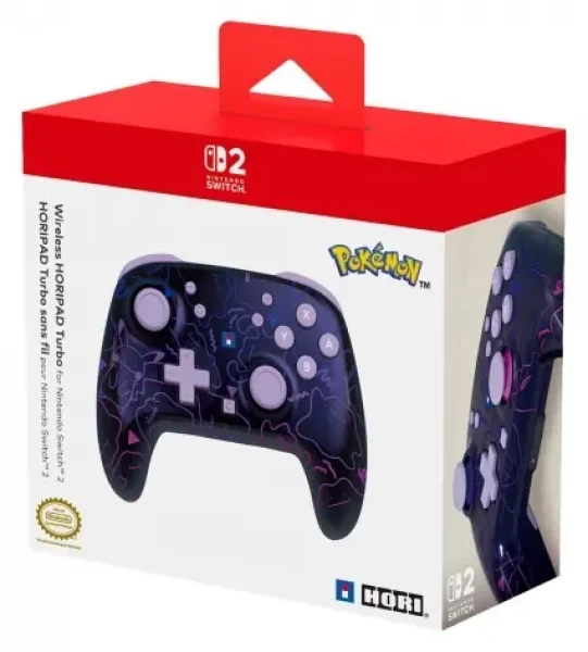 HORI Wireless HORIPAD Turbo (Ditto) / Ovladač pro Nintendo Switch 2 / bezdrátový / TMR páčky / výdrž 10 h