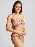 Swimwear Paradise Bandeau Bikini pink tropical SW1633 75FF