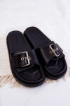 Classic Slippers With Buckle Big Star JJ274A307 Black