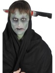 Smiffys.com Nůž skrz hlavu – strašidelný doplněk na Halloween a zombie party