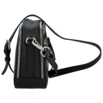 Trendy dámská kožená crossbody kabelka Katana Jeffrey, černá