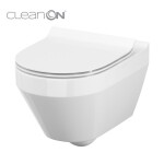 ALCADRAIN Jádromodul - předstěnový instalační systém s bílým tlačítkem M1710 + WC CERSANIT CLEANON CREA OVÁL + SEDÁTKO AM102/1120 M1710 CR1