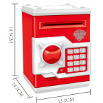 Sejf ATM - elektrický (sada) - červený
