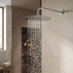 REA - Kulatá dešťová sprcha JS-P014 30cm Chrome REA-P8608