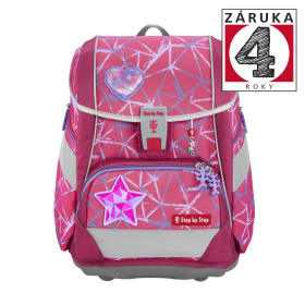 Školní aktovka/batoh 2IN1 Step by Step PLUS, 6-dílný set - Star Stella