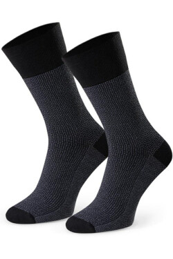 PÁNSKÉ PONOŽKY STEVEN 011-05,06 černá 45-47