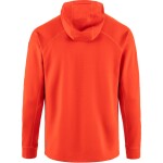 FJÄLLRÄVEN Abisko Grid Fleece Hoodie M, Flame Orange (vzorek) velikost: M
