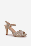Sandály na podpatku model 210697 Step in style 36