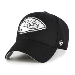 47 Brand Pánská kšiltovka Kansas City Chiefs NFL Black & White MVP Adjustable