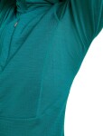 ICEBREAKER Wmns Mer 200 Realfleece Descender LS Zip H, Tidal Teal (vzorek) velikost: S