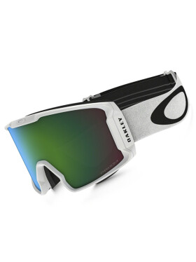 Oakley Line Miner XL Matte White w/Prizm Jade pánské brýle na snowboard